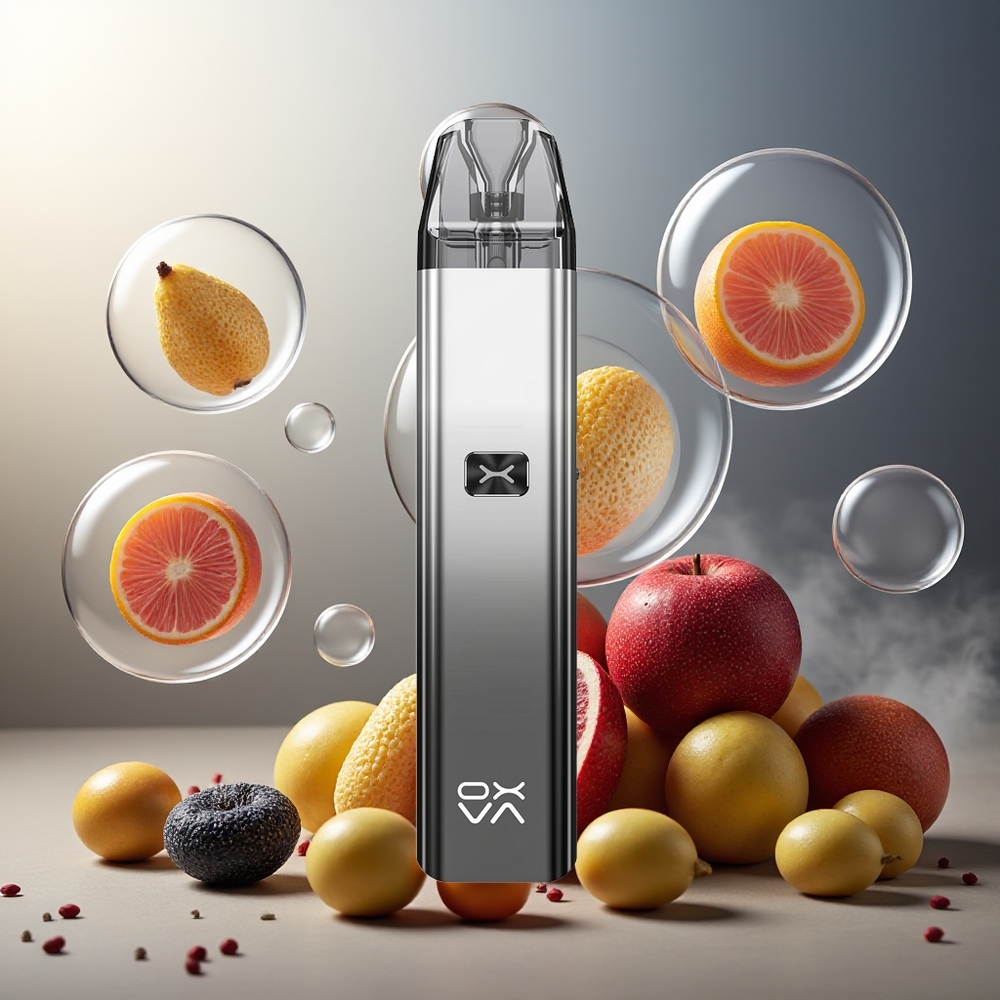 Partihandel Sverige Oxva Xlim C Pod Vape Kit Glansig Svart Silver 0.6ohm 900mAh 25W MTL RDTL