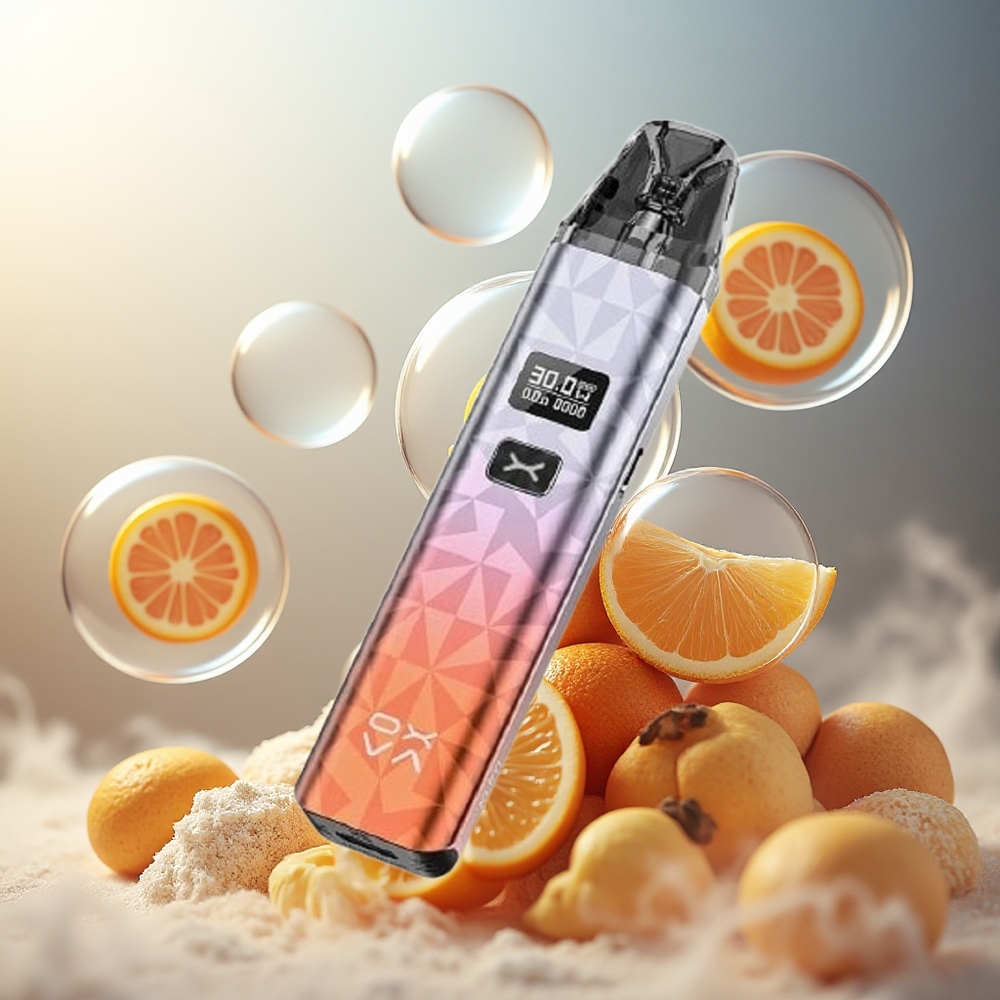 Partihandel Sverige Oxva Xlim Classic Edition 2-munnar 1000mAh Orange Silver OLED