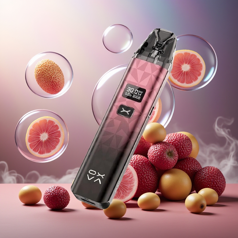 Partihandel Sverige Oxva Xlim Classic Edition Pod Kit Svart Rosa 2-dagars uthållighet 30W