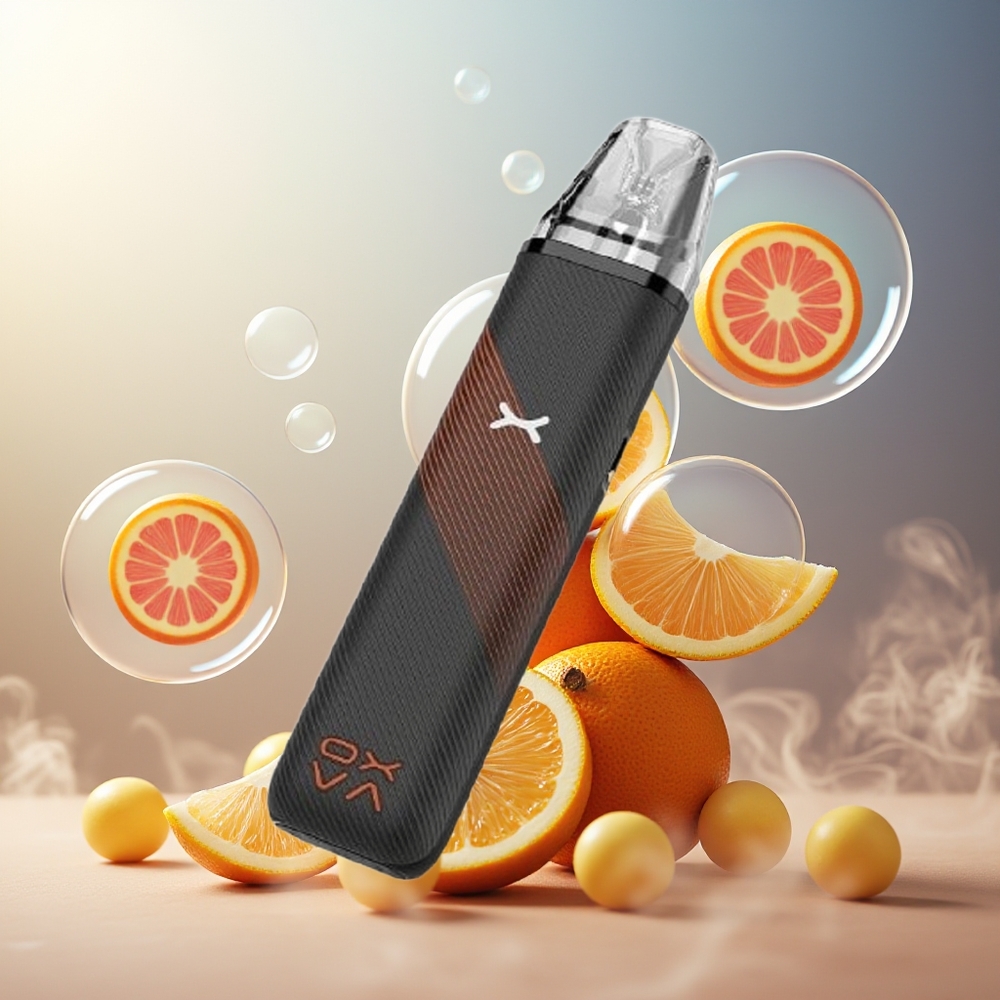 Partihandel Sverige Oxva Xlim Go 2 RGB Luftkontroll Randig Orange
