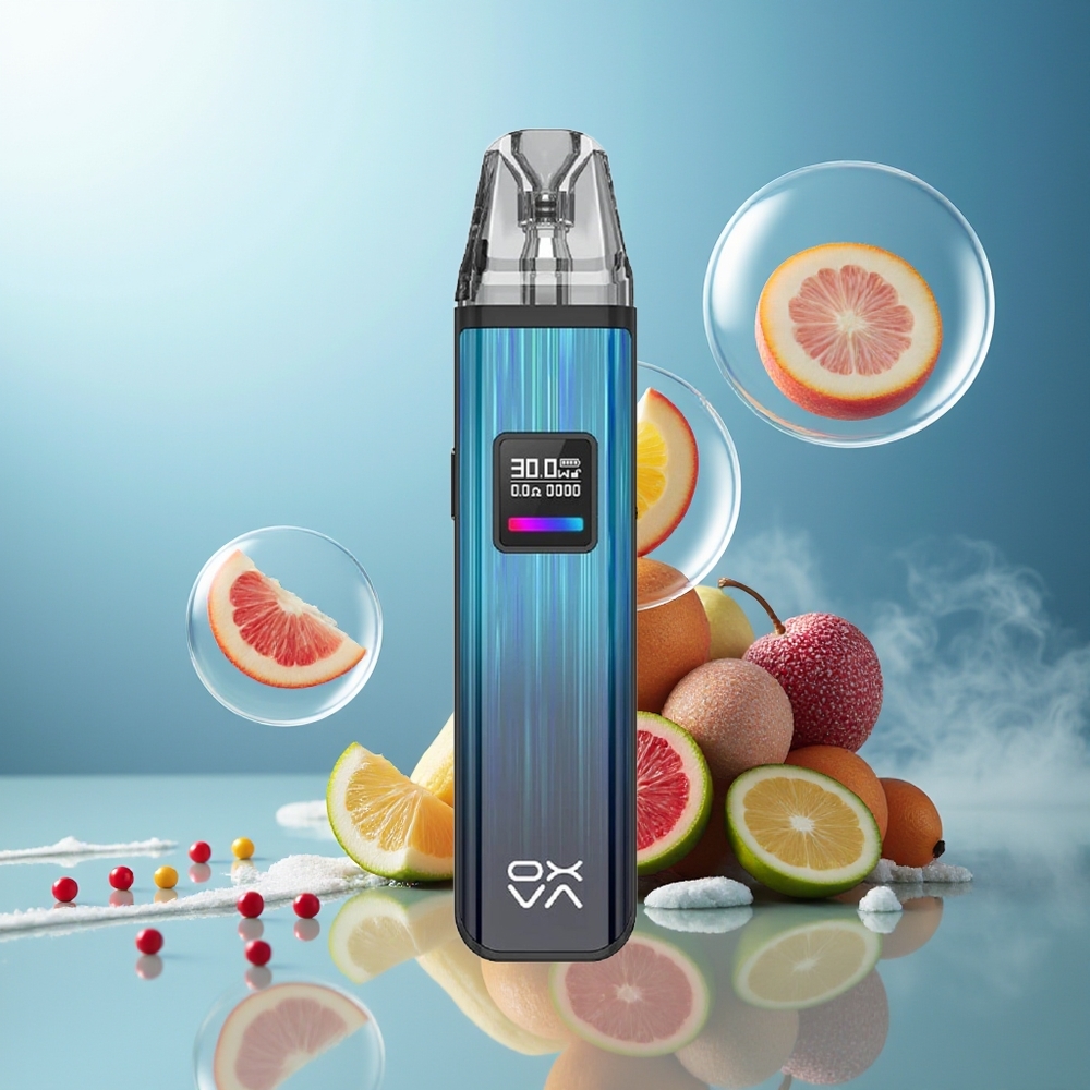 Partihandel Sverige Oxva Xlim Pro Pod Vape Kit 2 RGB Laddning 1000mAh Glänsande Blå