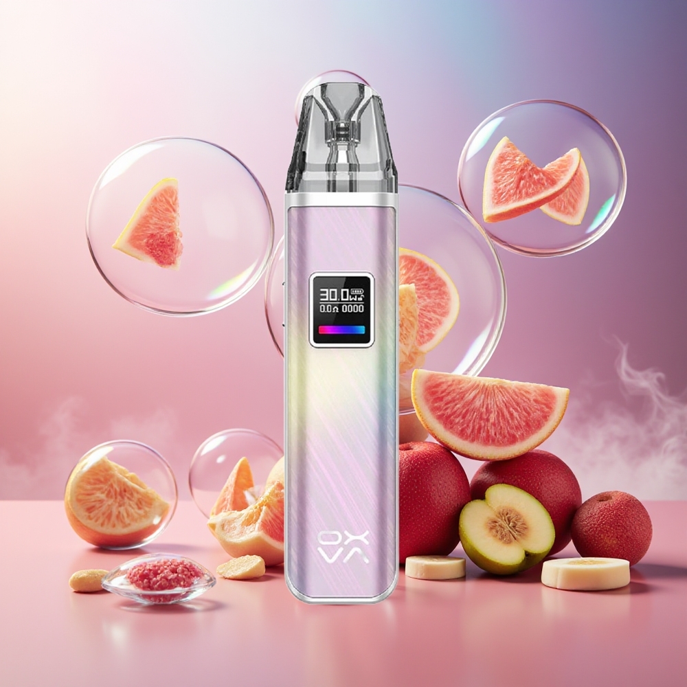 Partihandel Sverige Oxva Xlim Pro RGB Light 2ml 30W 1000mAh Aurora Rosa Pod Vape Kit