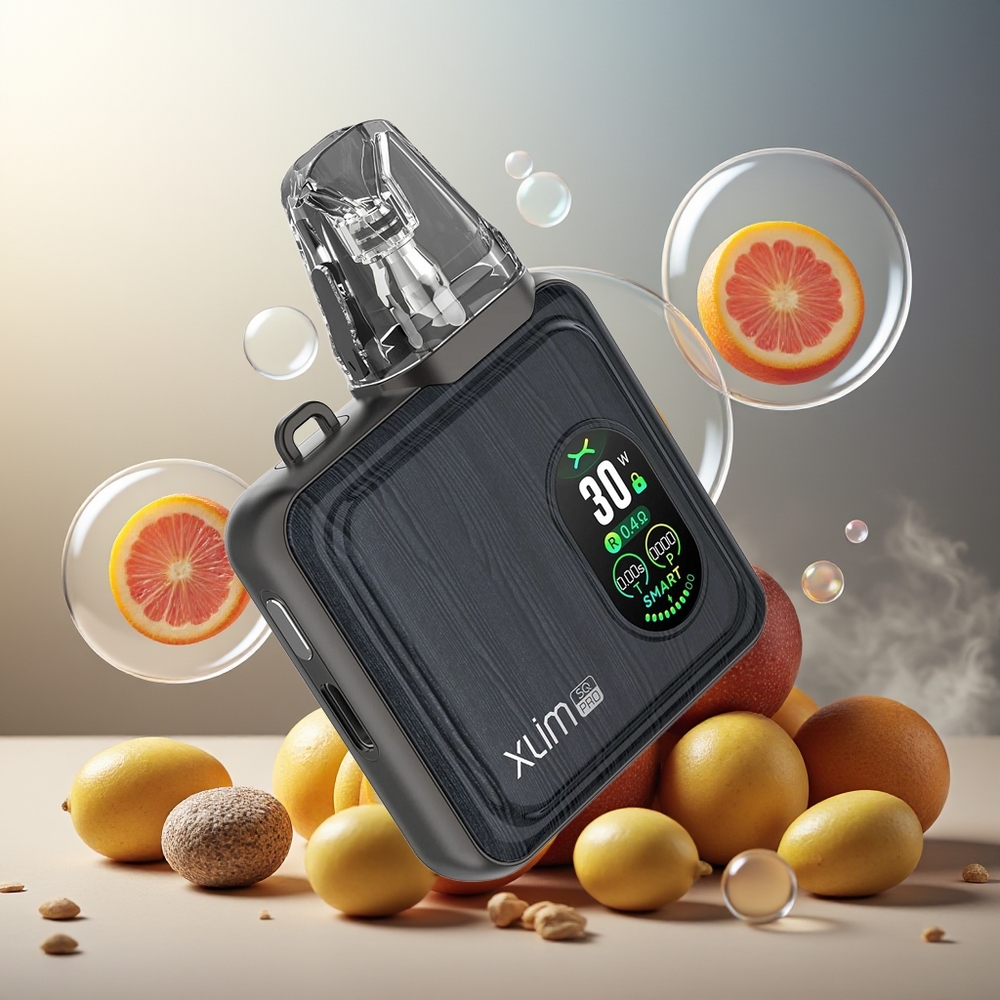 Partihandel Sverige Oxva Xlim SQ Pro Vape Kit 30W 1200mAh Gunmetal Trä