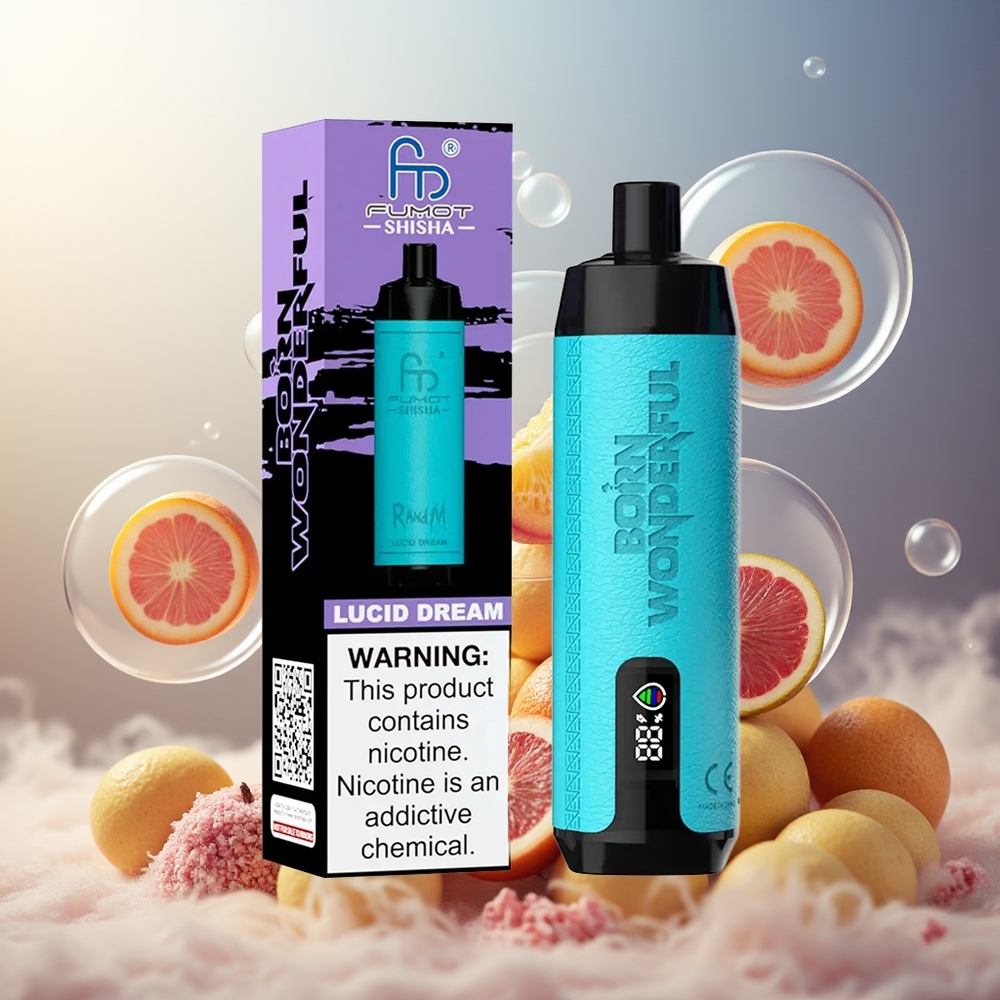 Partihandel Sverige RandM Fumot Shisha 10000 Puffs 18ml 850mAh Drömliknande
