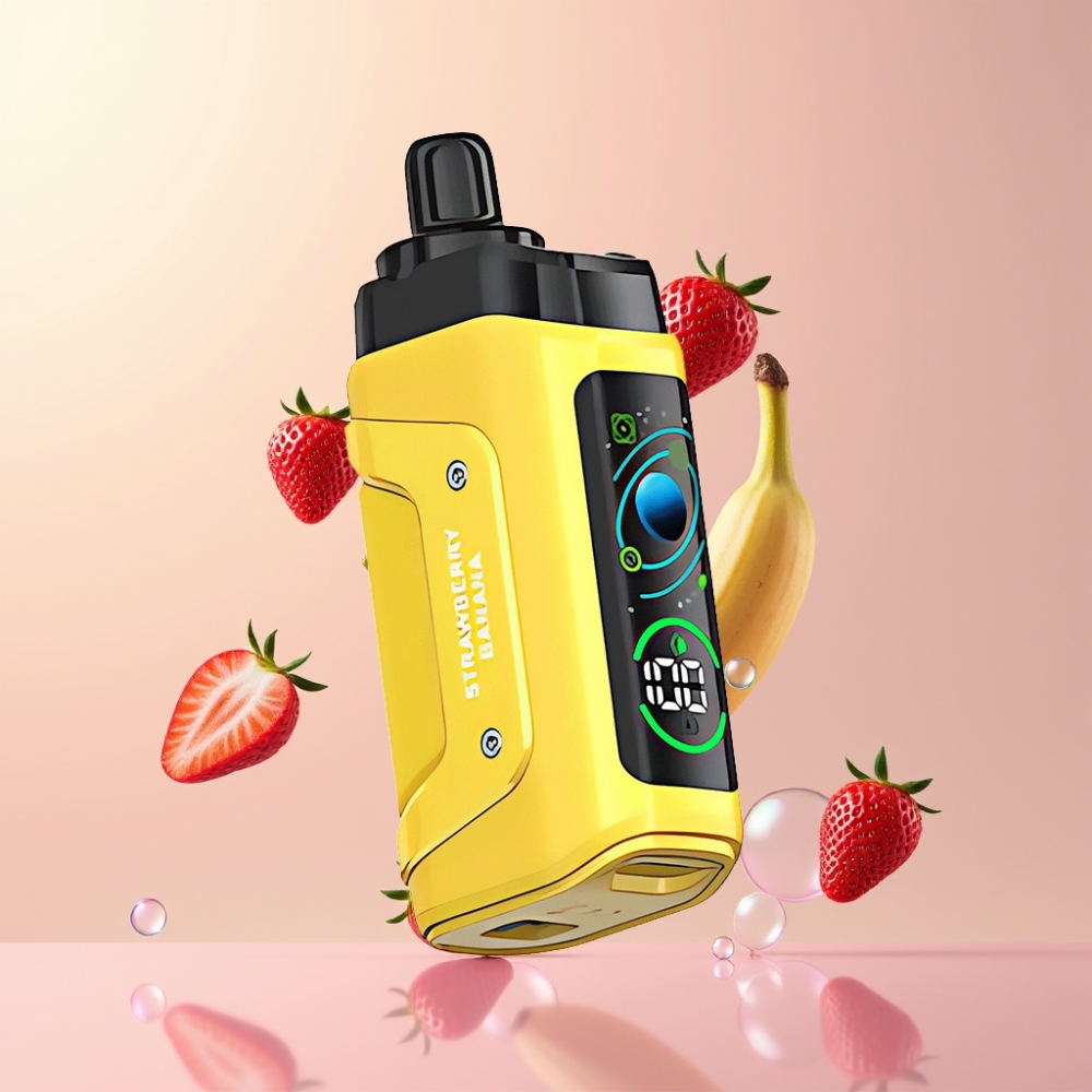 Partihandel Sverige Razz Bar 45000 Puffs Jordgubb Banan 1.0 Ohm Mesh Typ-C