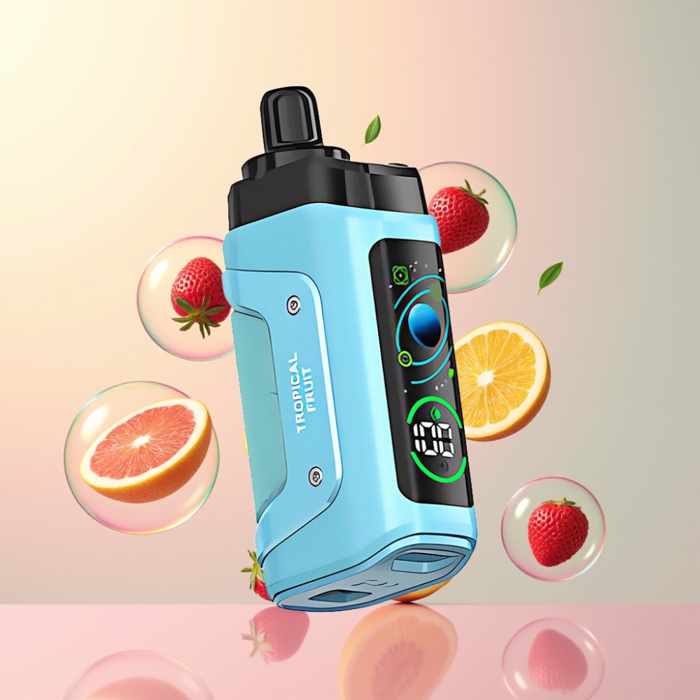 Partihandel Sverige Razz Bar 45000 Puffs Tropical Frukt 1.0 Ohm Mesh Coil 650mAh