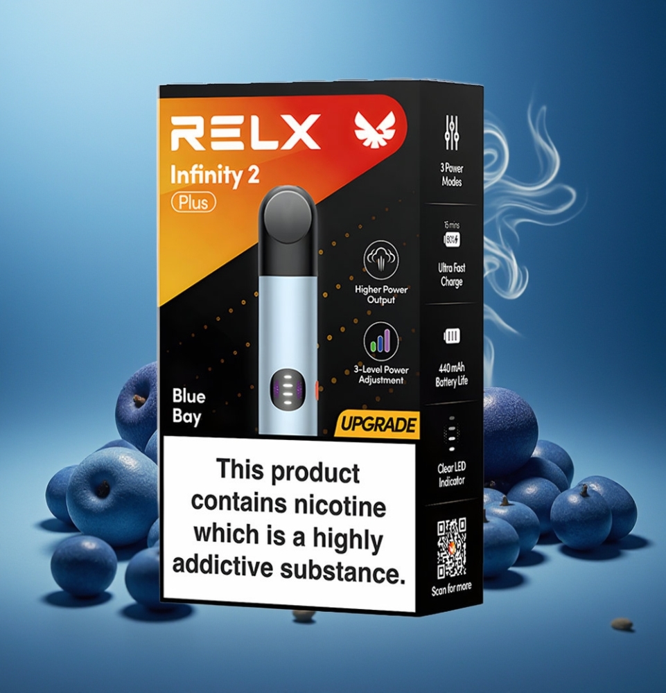 Partihandel Sverige RELX Infinity 2 Plus Anpassningsbar Energi 6.5W Blå Bukt