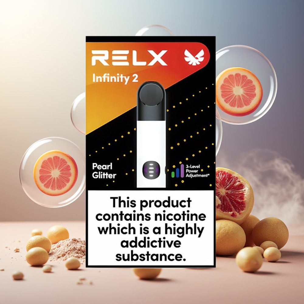 Partihandel Sverige RELX Infinity 2 600 puffar 1.9ml 440mAh Pearl Puder