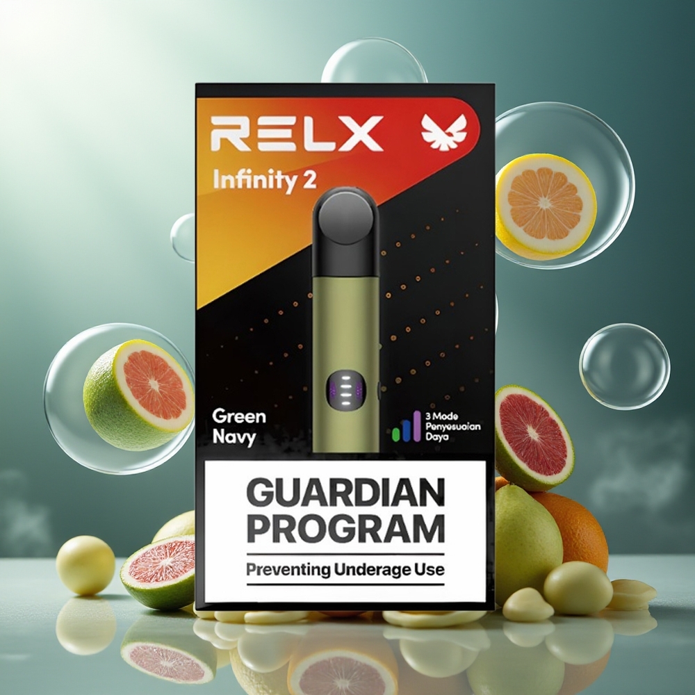 Partihandel Sverige RELX Infinity 2 Vape-enhet 440mAh Grönblå 1 mun