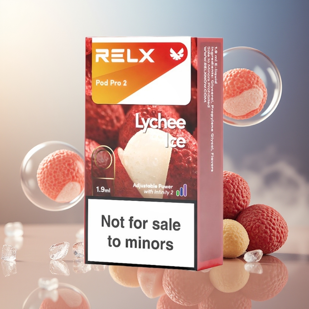 Partihandel Sverige RELX Pod Pro 2 600 Puffs 1.9ml 3spänn Lychee Is