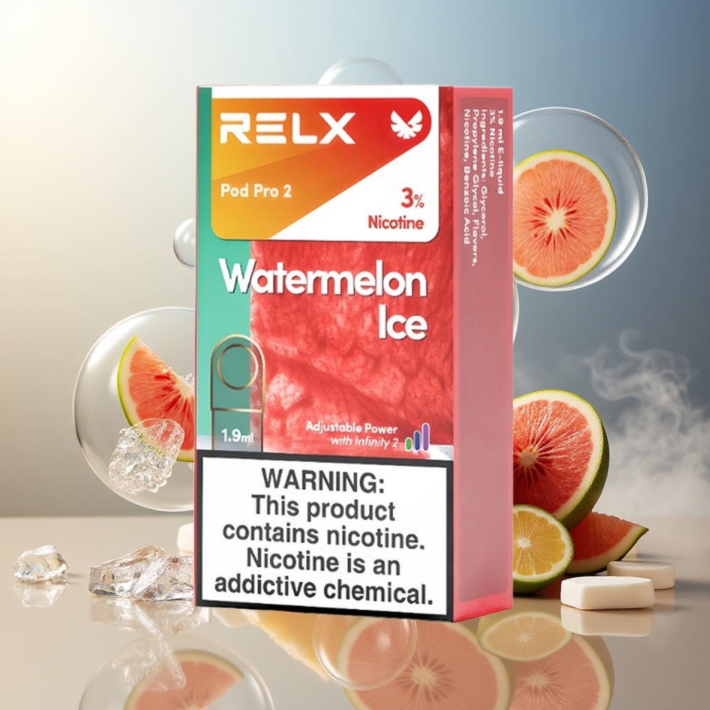 Partihandel Sverige RELX Pod Pro 2 600p 1.9ml 5% 3W Vattenmelon Is 2st