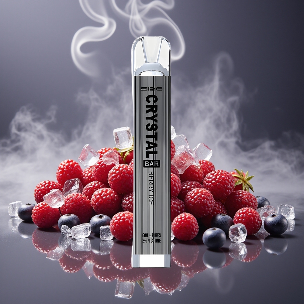 Partihandel Sverige SKE Crystal BAR 600 2ml Bär Is Engångsvape 600 Puffs