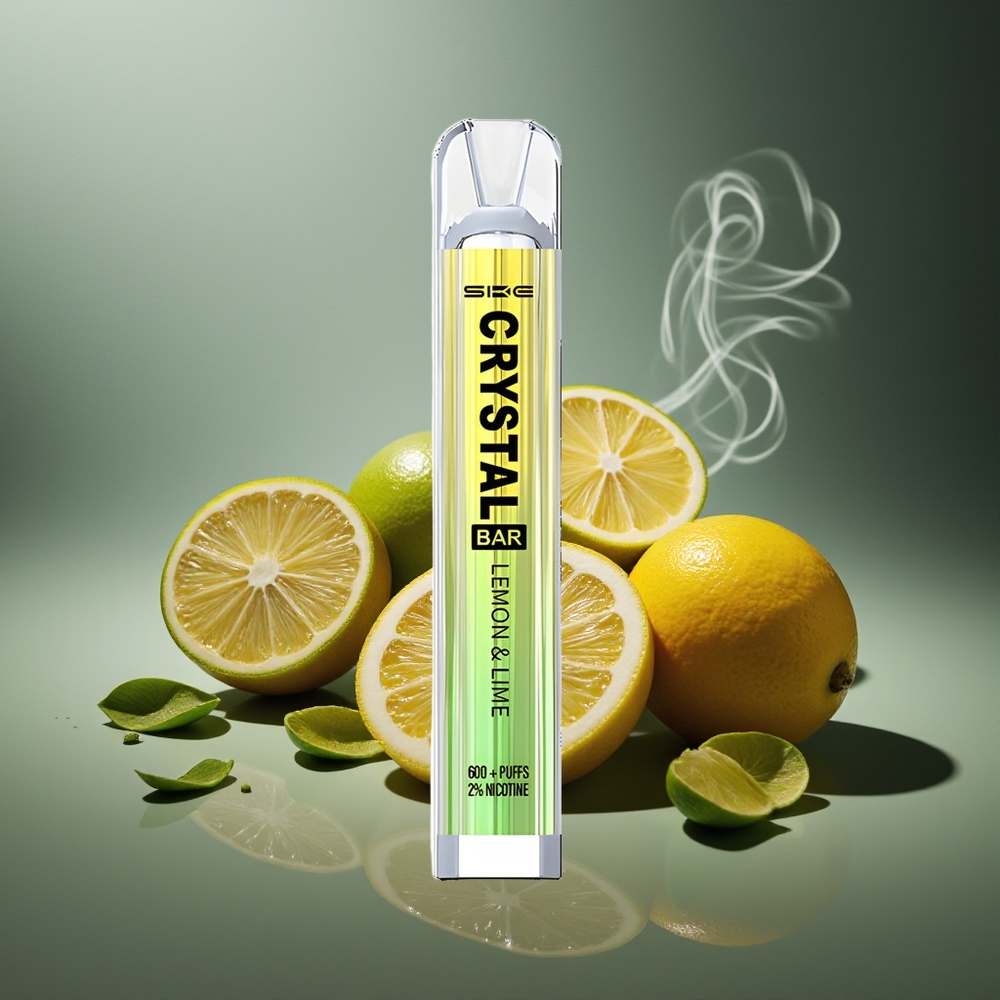 Partihandel Sverige SKE Crystal BAR 600 2ml Citron och Lime Engångsvape