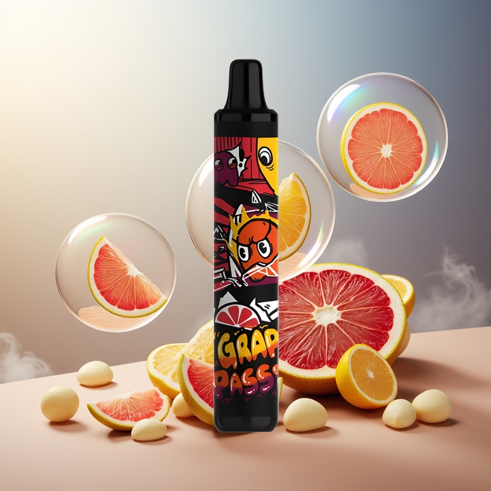 Partihandel Sverige SMOK MINIONE 1600 4.5ml Engångs Vape Grapefrukt Passionfrukt