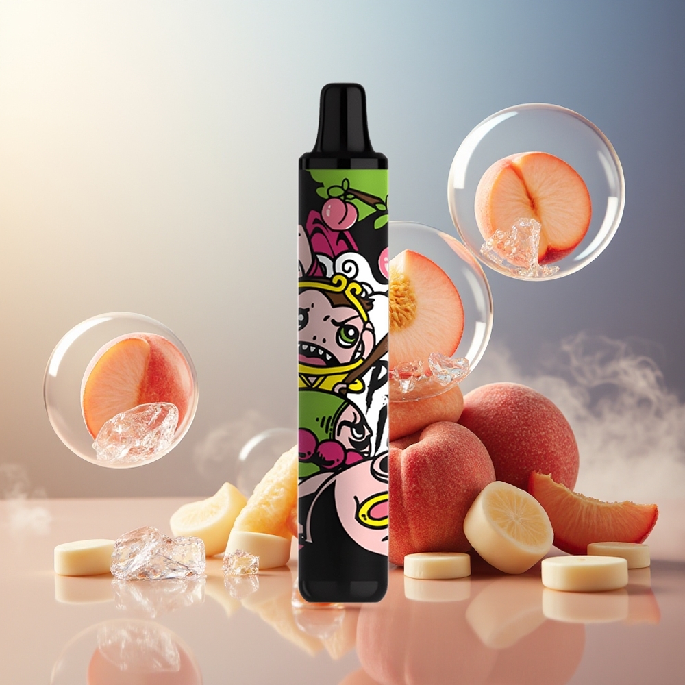 Partihandel Sverige SMOK MINIONE 1600 PUFFER 4.5ml Persika Is