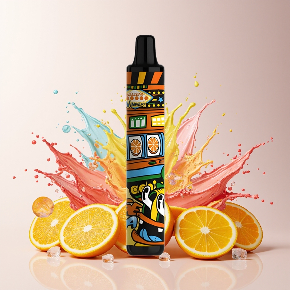 Partihandel Sverige SMOK MINIONE 1600 Puffs Engångs Vape Apelsin Soda 4.5ml 800mAh