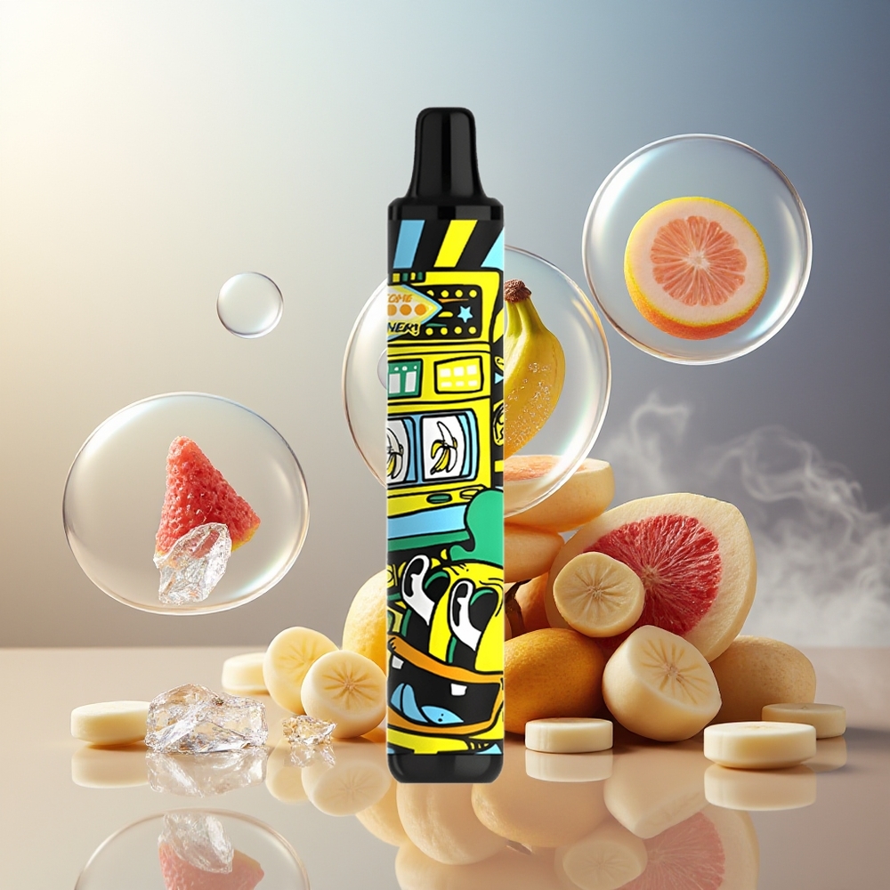 Partihandel Sverige SMOK MINIONE 1600 Puffs Engångs Vape Bananis 4.5ml 800mAh