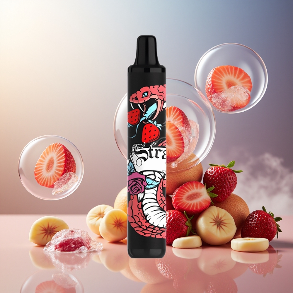 Partihandel Sverige SMOK MINIONE 1600 Puffs Engångsvape 4.5ml Jordgubb Is