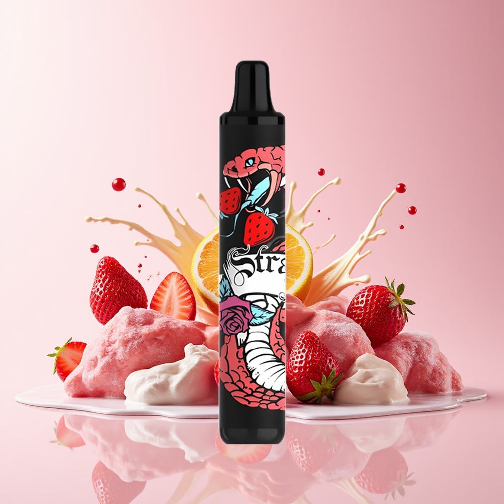 Partihandel Sverige SMOK MINIONE 1600 Puffs Engångsvape Jordgubb Is 4.5ml 800mAh