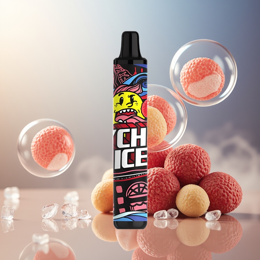 Partihandel Sverige SMOK MINIONE 1600 Puffs Engångsvape Litchi Is 4.5ml 800mAh