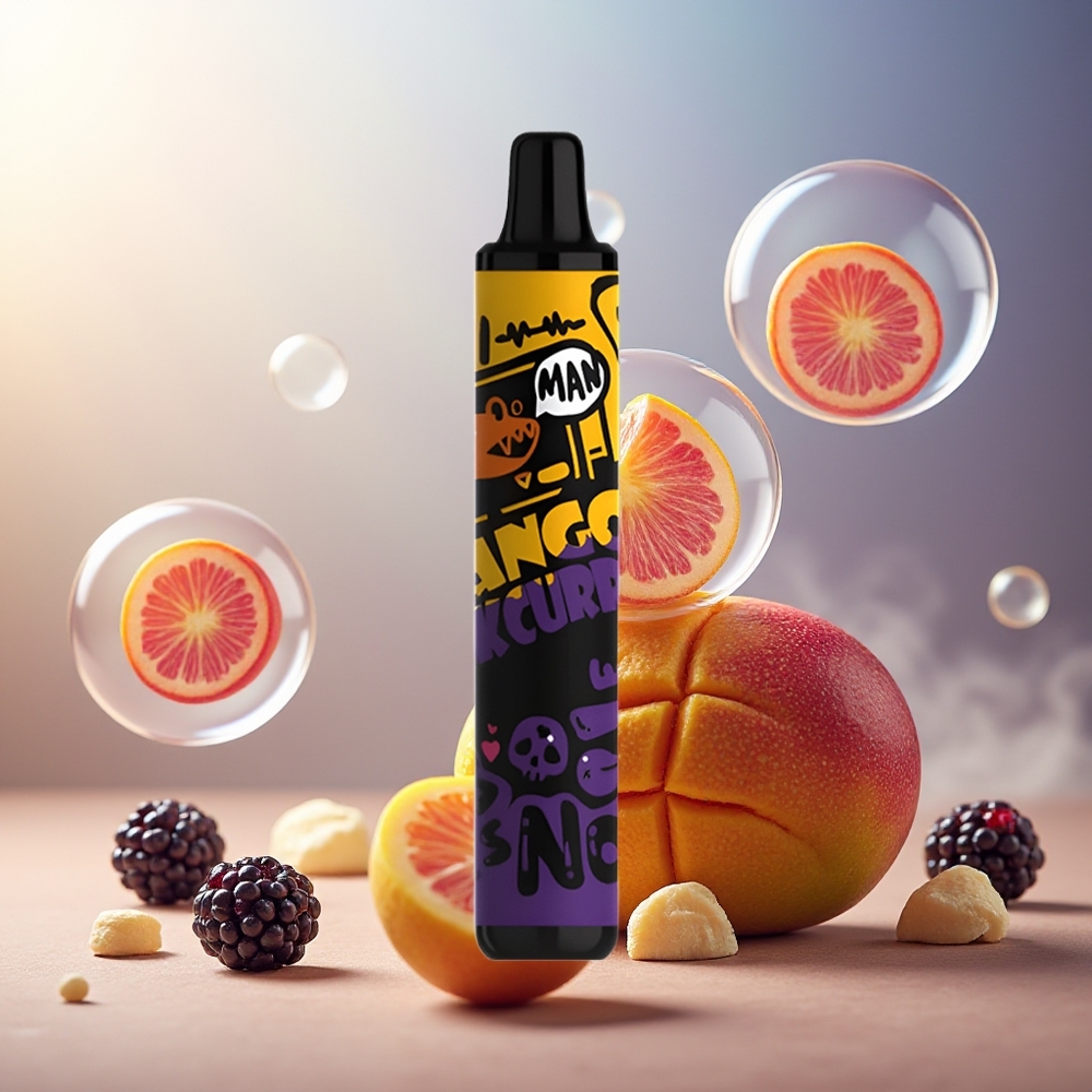 Partihandel Sverige SMOK MINIONE 1600 Puffs Engångsvape Mango Svarta Vinbär 4.5ml 800mAh