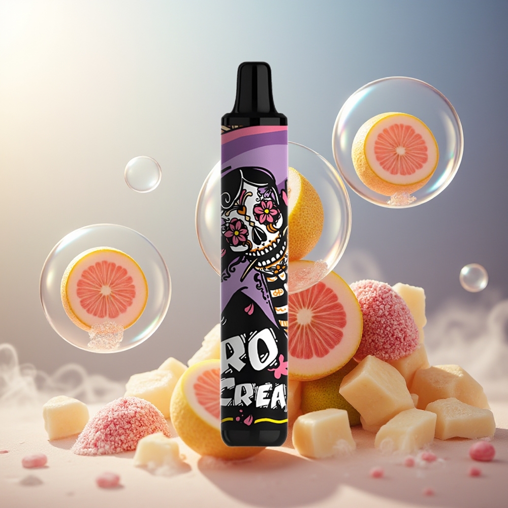 Partihandel Sverige SMOK MINIONE 1600 Puffs Engångsvape Tårta Glass 4.5ml 800mAh