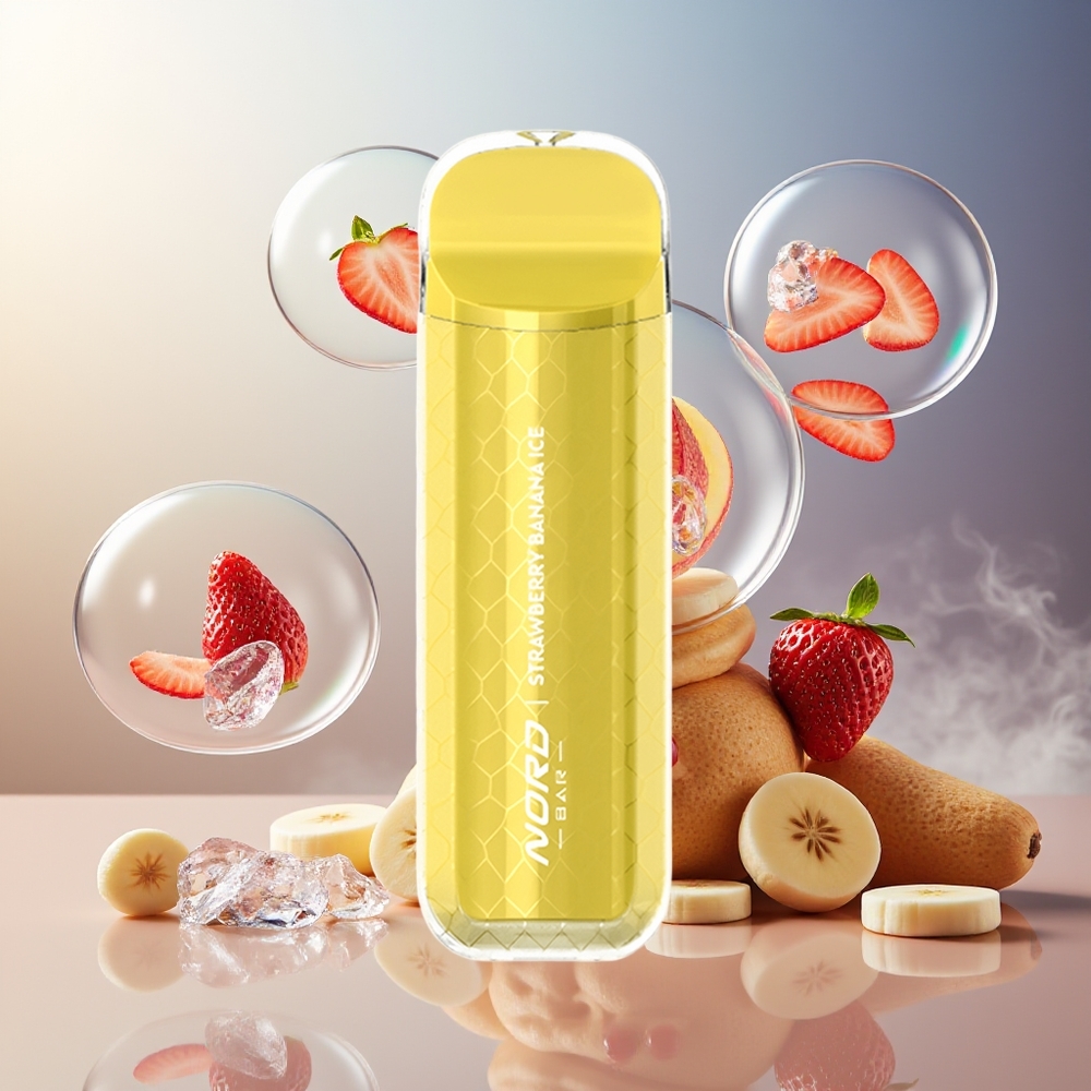 Partihandel Sverige SMOK NORD BAR 4000 Engångs Vape Jordgubb Banan Is 600mah 8.5ml 50mg