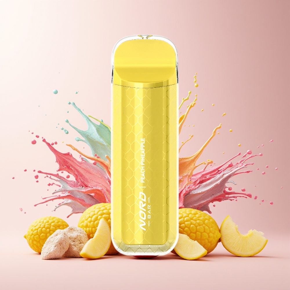 Partihandel Sverige SMOK NORD BAR 4000 Engångs Vape Persika Ananas 600mah 8.5ml