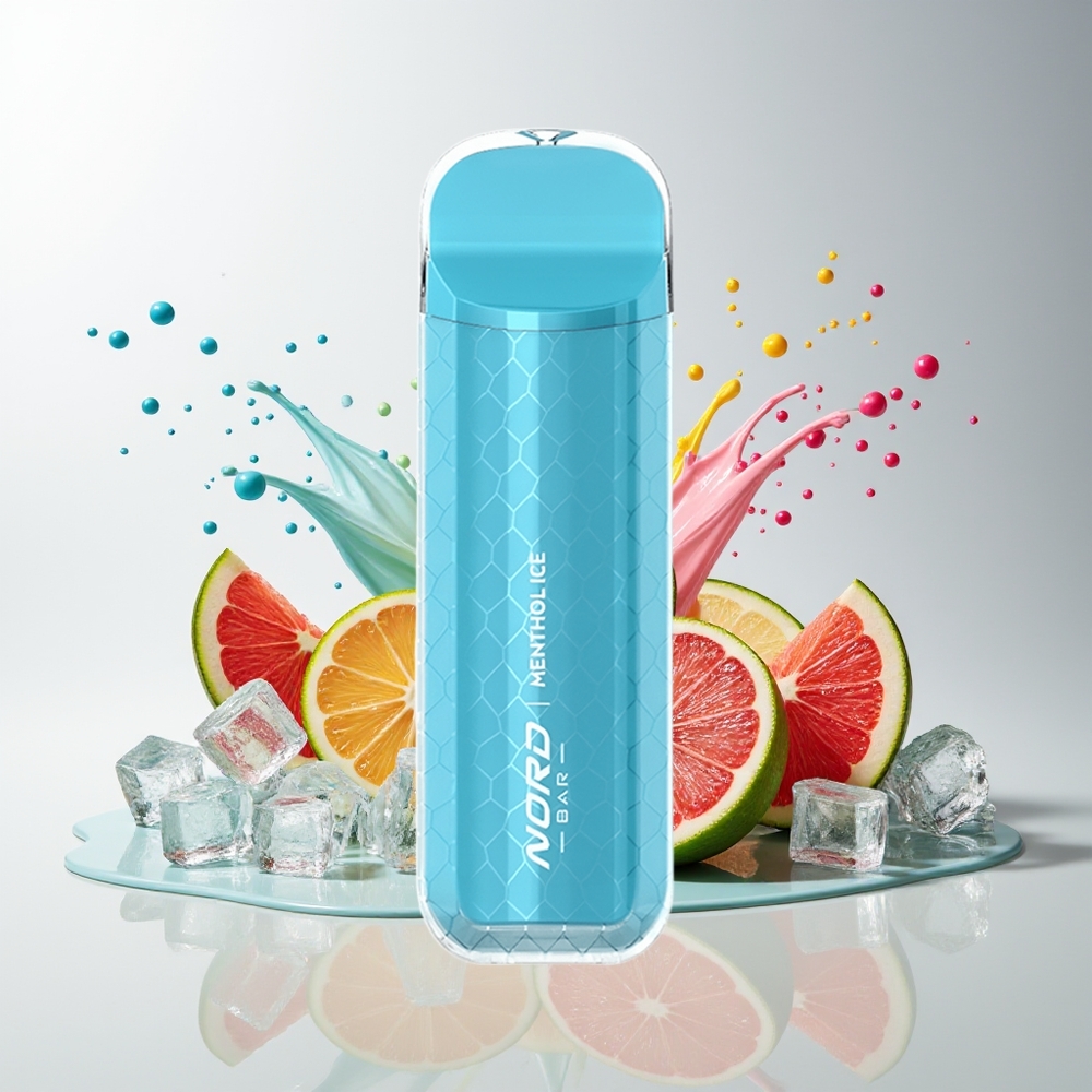 Partihandel Sverige SMOK NORD BAR 4000 Puffs Engångs Vape Menthol Is 8.5ml 50mg