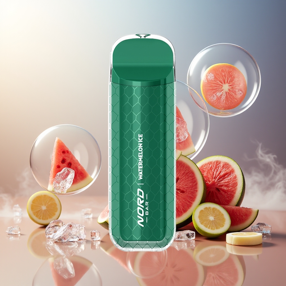 Partihandel Sverige SMOK NORD BAR 4000 Puffs Engångs Vape Vattenmelon Is 8.5ml 50mg/ml