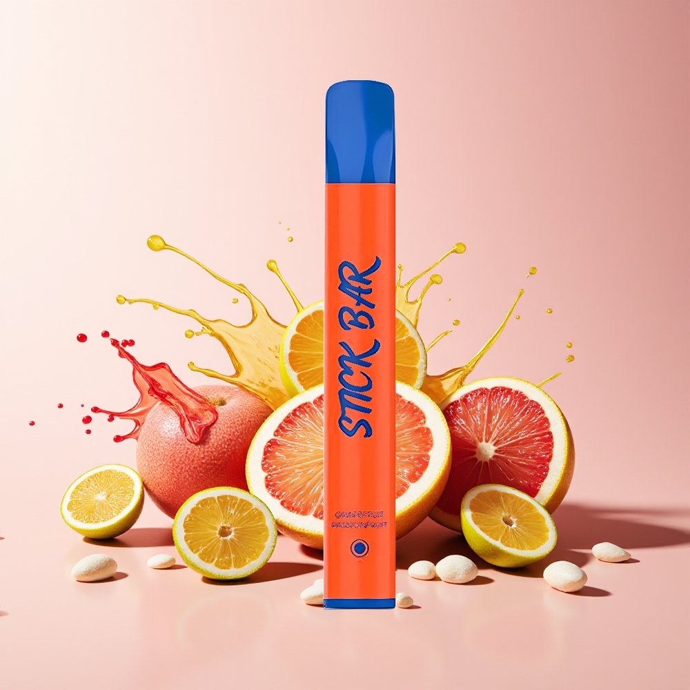 Partihandel Sverige SMOK Stick Bar 1000 Puffs Engångs Vape Grapefrukt Passionsfrukt 14x102mm 550mAh 3.6V