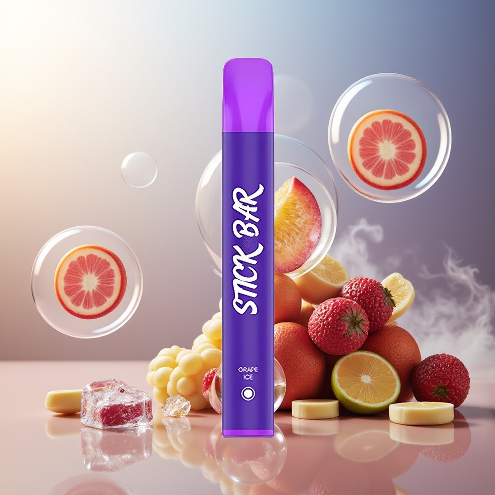 Partihandel Sverige SMOK Stick Bar 1000 Puffs Engångsvape Druvis 550mAh 1.6Ohm