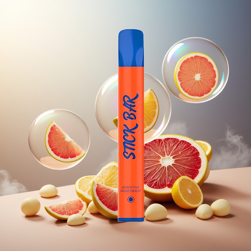Partihandel Sverige SMOK Stick Bar 1000 Puffs Engångsvape Grapefrukt Passionfrukt 550mAh 1.6 Ohm