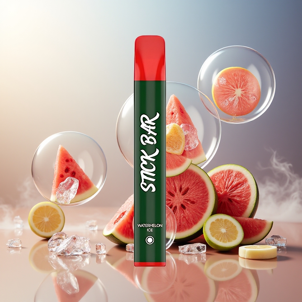 Partihandel Sverige SMOK Stick Bar 1000 Puffs Engångsvape Vattenmelon Is 550mAh Stål