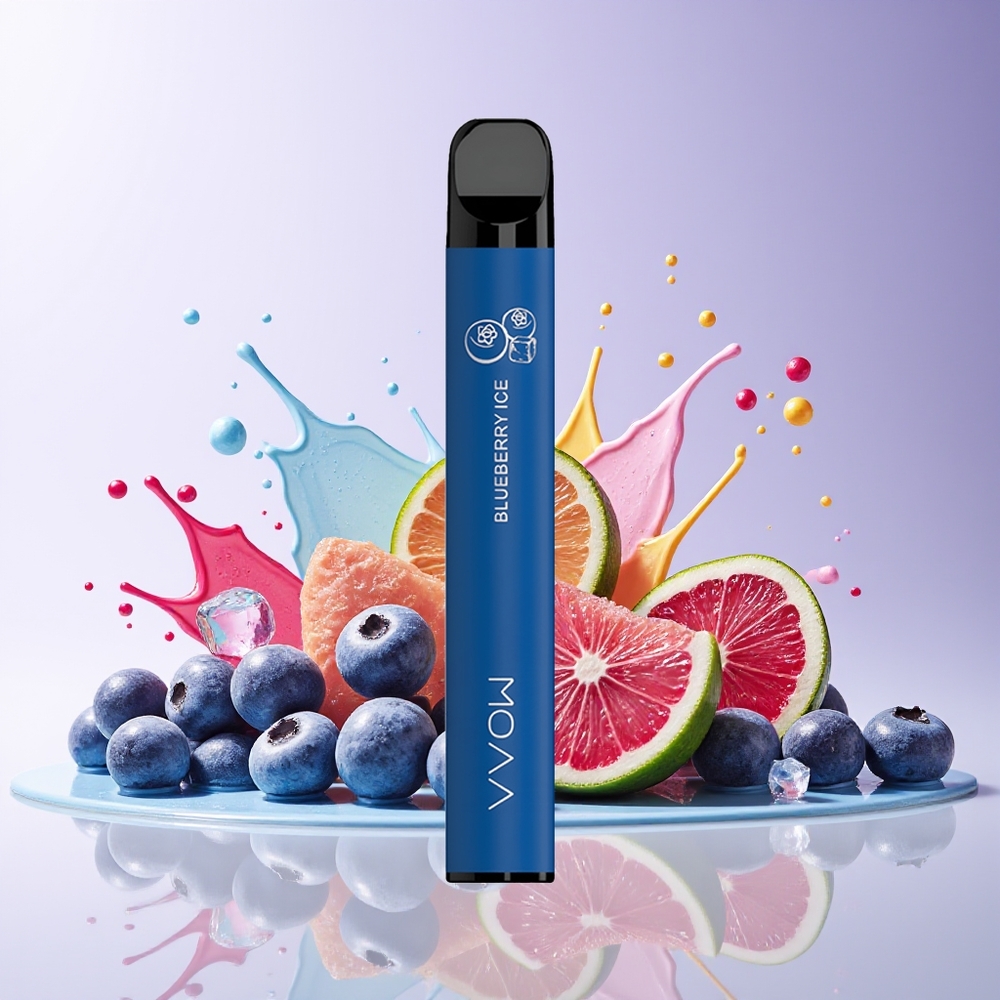 Partihandel Sverige SMOK VVOW 600 Blåbär Is 2ml 500mAh 1.5 Ohm