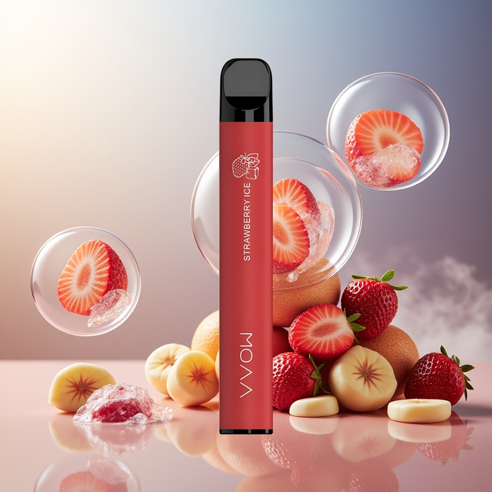 Partihandel Sverige SMOK VVOW 600 Puffs Engångs Vape Jordgubb Is 2ml 2% Nikotin 1.5 Ohm