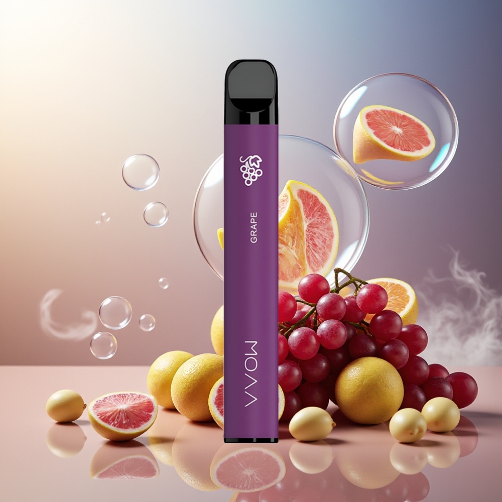 Partihandel Sverige SMOK VVOW 600 Puffs Engångsvape Druva 2ml 500mAh 1.5 Ohm 2% Nikotin