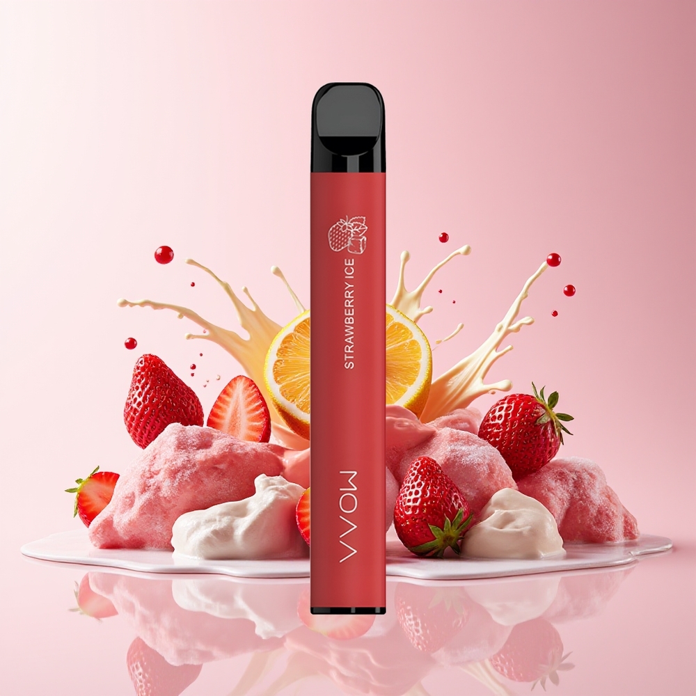 Partihandel Sverige SMOK VVOW 600 Puffs Engångsvape Jordgubb Is