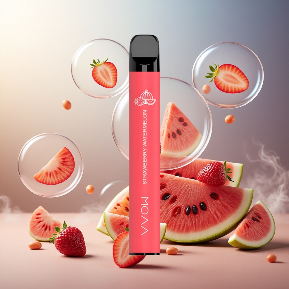 Partihandel Sverige SMOK VVOW 600 Puffs Engångsvape Jordgubb Vattenmelon 2ml 2% Nikotin