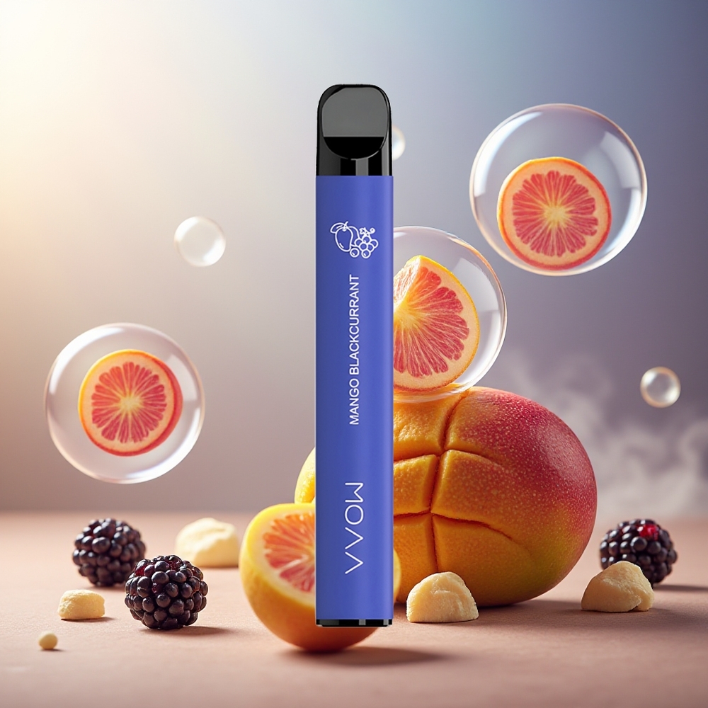 Partihandel Sverige SMOK VVOW 600 Puffs Engångsvape Mango Svartvinbär 2ml 2% Nikotin