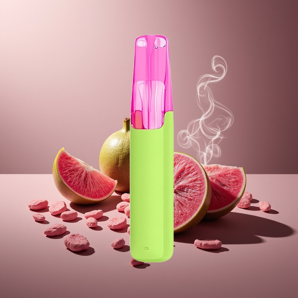 Partihandel Sverige Snowplus Dash 4000 Puffs Engångsenhet Ceramic 530mAh 7.5ml Rosa Guava