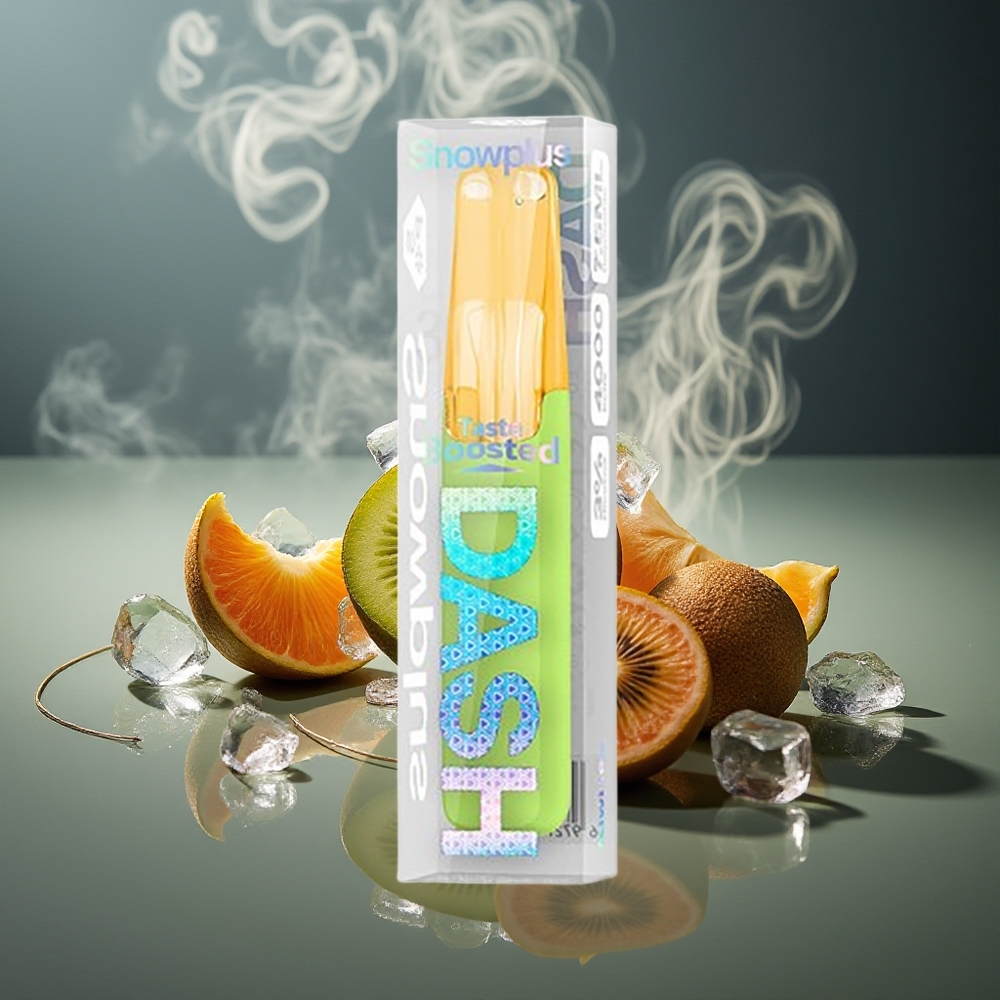 Partihandel Sverige Snowplus Dash 4000 Puffs Engångsenhet Kiwi Is 7.5ml 530mAh