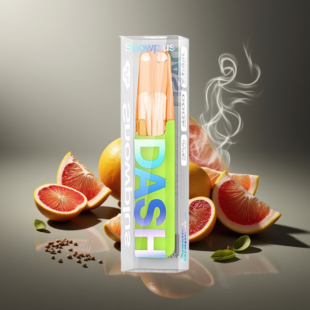 Partihandel Sverige Snowplus Dash 4000 Puffs Engångsenhet Passion Grapefruit Ceramic 530mAh 7.5ml