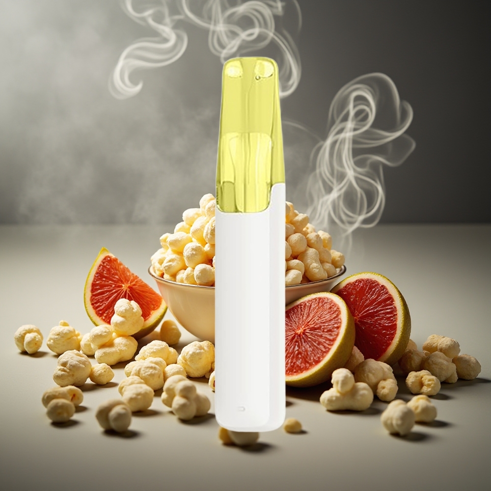 Partihandel Sverige Snowplus Dash 4000 Puffs Engångsenhet Vaniljpopcorn Ceramic 530mAh 7.5ml