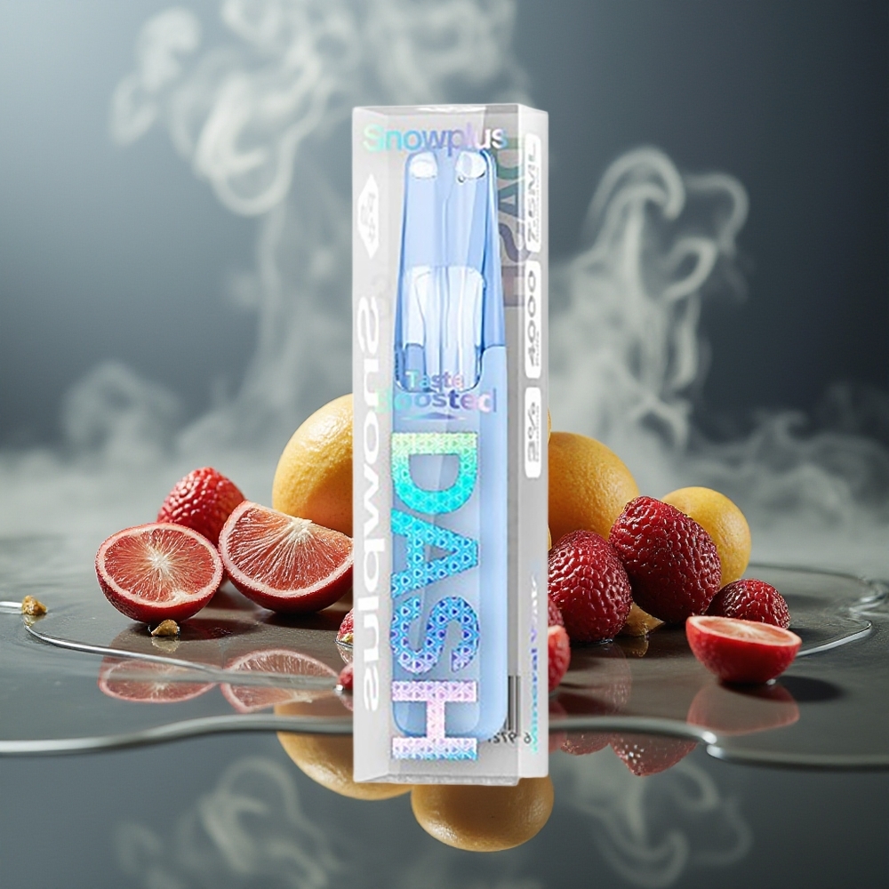 Partihandel Sverige Snowplus Dash 4000 Puffs Mineralvatten 7.5ml 530mAh