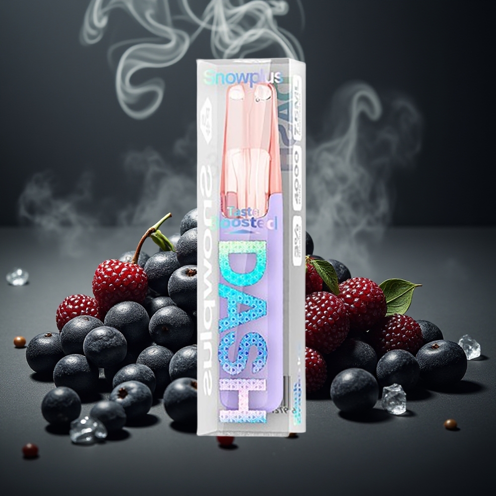 Partihandel Sverige Snowplus Dash 4000 Svart Drake Is Ceramic 530mAh 7.5ml