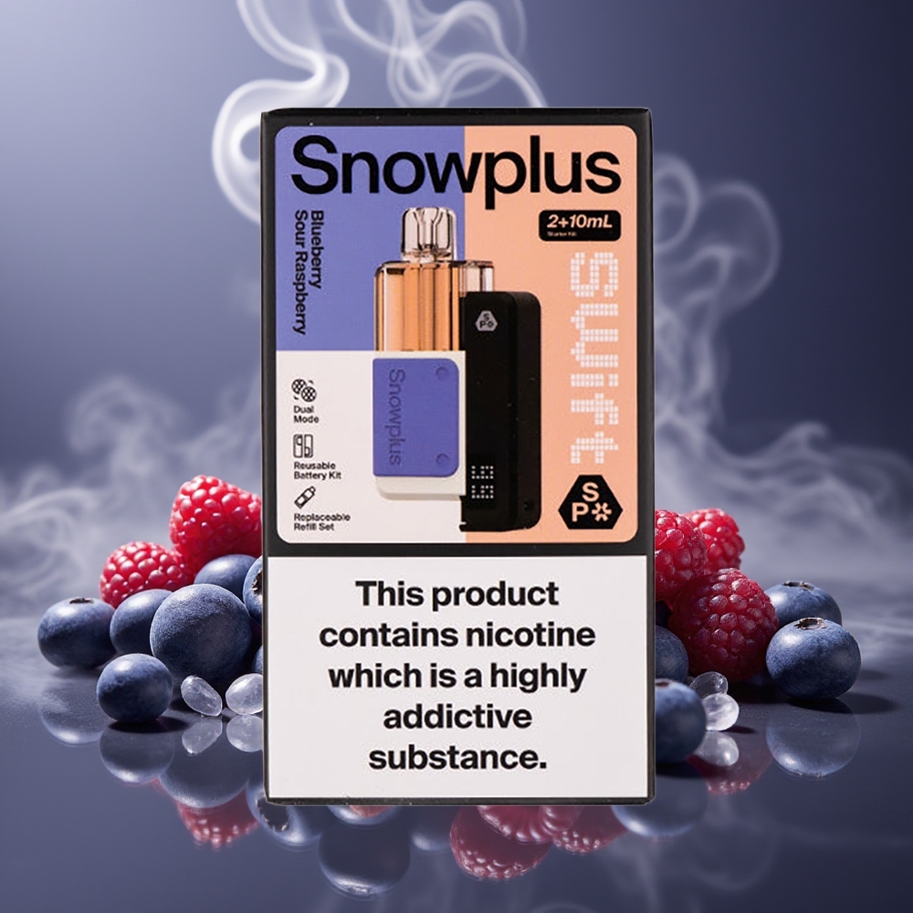 Partihandel Sverige Snowplus Swift 5000 Dual Mesh Blåbär Sur Hallon 2+10ml 2%