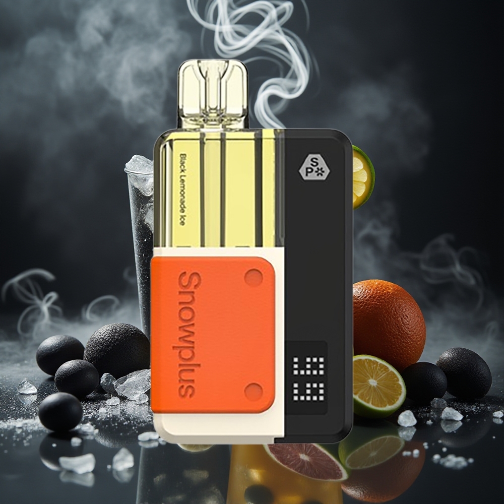 Partihandel Sverige Snowplus Swift 5000 Puffs 1000 mAh Dual Mesh Svart Citron Is