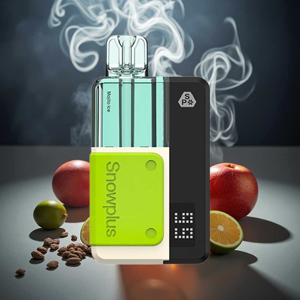 Partihandel Sverige Snowplus Swift 5000 Puffs Dual Mesh 2+10 ml Mojito Is