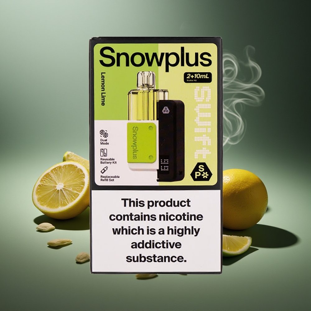 Partihandel Sverige Snowplus Swift 5000 Puffs Förfylld Pod Kit Citron Lime Dual Mesh 1000mAh